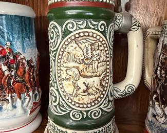 Vintage Avon English Setter "At Point" Beer Stein 1978