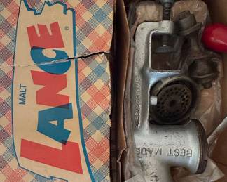 Vintage Best Made Meat Grinder in Original Box