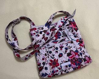 Vera Bradley "Vineyard Floral" Quilted Crossbody Bag