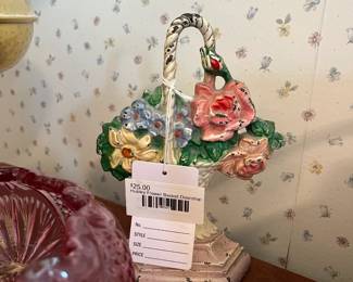 Hubley Flower Basket Doorstop