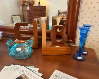 Wooden Bookends