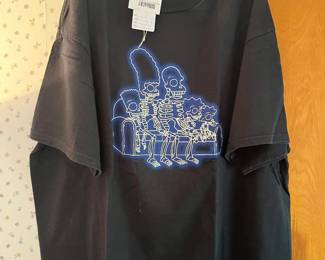 Vtg. Simpsons Glow in Dark Tee