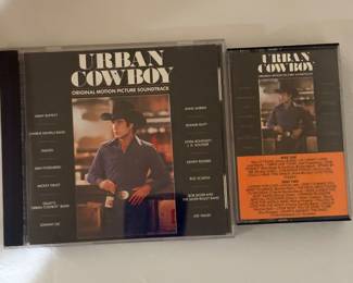 Urban Cowboy original soundtrack on CD and cassette