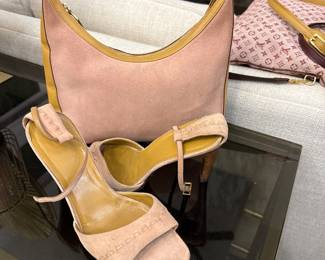 Gucci Purse matching heels size 38.5
