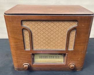 1940s sears silver tone farm radio