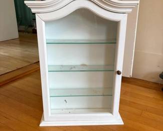105 exposureswhiteglassfrontdisplaycabi