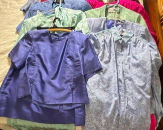 132 vintagewomenssilkdressesandskirti