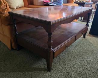 211 woodcoffeetablewithdrawerintraditi