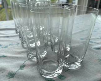 302 setofvintageglasstumblerswithpinch