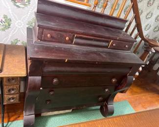176 empirestylemahoganychestofdrawers