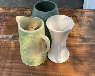 055 artpotteryvasesandpitcherwithmccoy