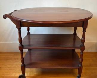 217 vintagefluehrsdropleafwoodenteaca