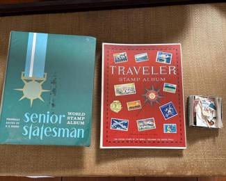 129 seniorstatesmanworldstampalbumwith