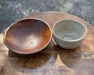 063 woodenbowlandstudiopotterybowl