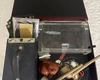 180 assortedvintagecameracasebrasspipe