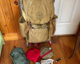 070 vintageboyscoutbackpackcampinggear