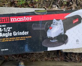 Drill Master 4-1/2" Electric Angle Grinder 120V 4.3 Amp 11,000 RPM Model 60625