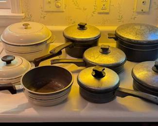 Miracle Maid Cookware Collection West Bend USA Pots, Pans & Lids