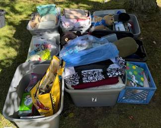 Large Household, Camping, Kitchen, Linens, Storage & Utility Miscellaneous Lot