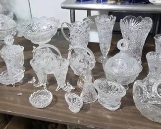 Hofbauer Byrdes Crystal Collection  Bowls, Baskets, Vases 
