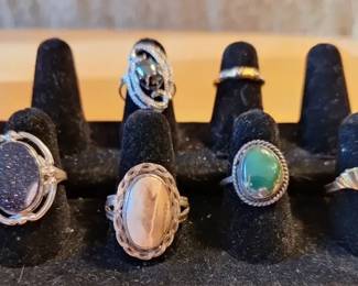 Rings Including Sterling Silver Stone Ring