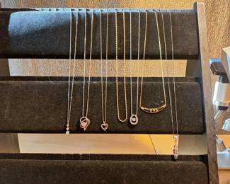  05 Sterling Silver  10K Gold Necklace Collection  Heart Penda