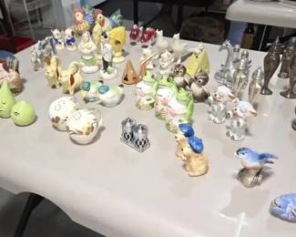 Salt  Pepper Shaker Collection  Animals  Novelty Sets