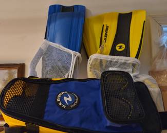 2 Adult and 1 Jr Complete Snorkel Gear