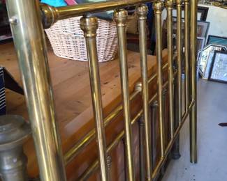 Queen Size Solid Brass Bed