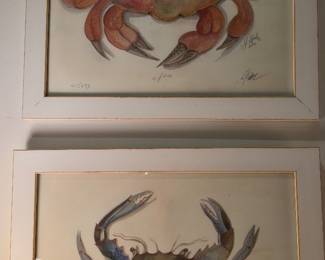 Spicher SS Crab No 3 and No 4 Fine Prints