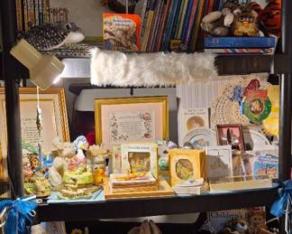 Beatrix Potter Porcelains and Books, Vintage Children’s Books, Beanie Babies