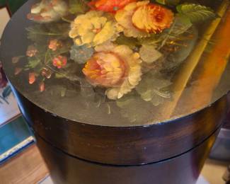 Large Hand Painted wooden Box