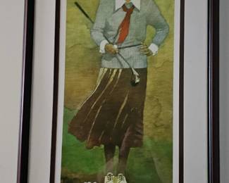 golfing artwork