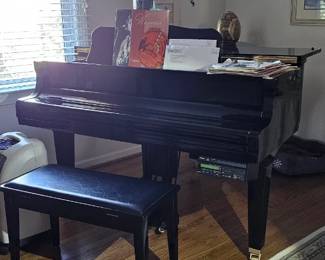 player piano baby grand piano