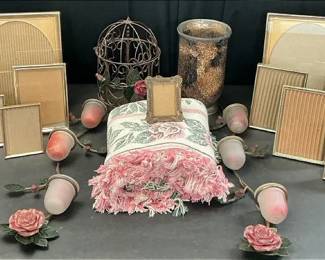 Vintage Blush Gold Romantic Decor Collection