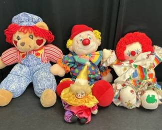 4 Clown Dolls