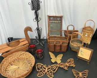Baskets, Candle Holders, and More