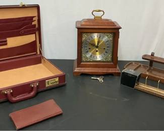 Business Study Decor with Howard Miller Clock