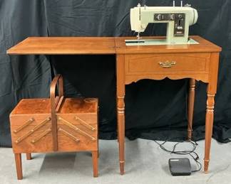 Sears Kenmore Sewing Machine Sewing Basket
