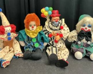 Hubao, Emmett Kelley, Dresden Artists Doll More