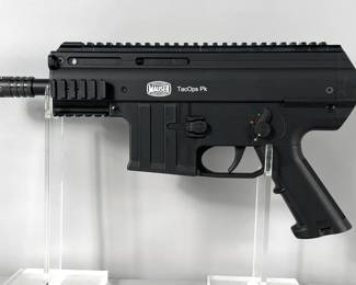 Mauser TacOps Pk .22 LR HV Pistol SN# B175937, 2 Total Mags, Flip Up Sights, Manual, In Original Box 