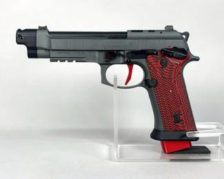 Beretta Type 92XI FS Comp 9mm Para Pistol SN# 92X0114939, Fiber Optic Sight, 3 Total Mags, In Original Hard Case 