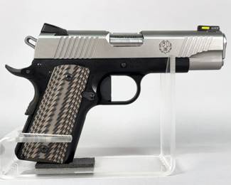 Ruger SR 1911 9mm Luger Pistol SN# 674-18156, Fiber Optic Sight, 2 Total Mags, Manual, In Original Hard Case 