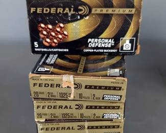 Federal 12 Ga Ammo, Approx Qty 30 Rds