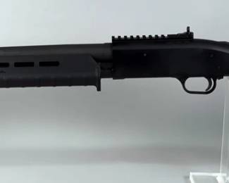 Mossberg M590A1 12 ga Pump Action Shotgun SN# V2157888, 20" Barrel, For 2 3/4" And 3" Shells, Peep Sight, Cheek Rest Adapter, Manual, In Original Box