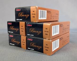PMC 9mm Luger Ammo, Approx Qty 250 Rds