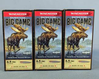 Winchester 6.5 PRC Ammo, Approx Qty 60 Rds