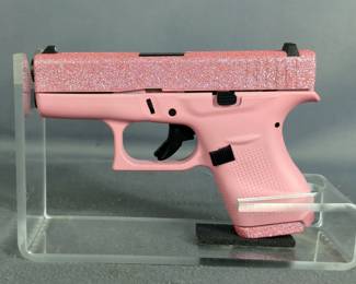 Glock G42 .380 Auto Pistol SN# AKGZ769, 2 Total Mags, Speedloader, Manual, In Original Hard Case