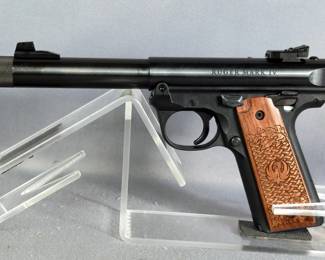 Ruger Mark IV Target .22 LR Pistol SN# RCS8-14959, 2 Total Mags, Manual, In Original Hard Case