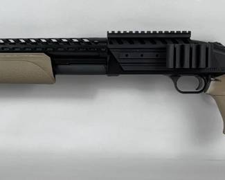Mossberg 500 12 ga Pump Action Shotgun SN# V2172829, For 2 3/4" And 3" Shells, 18' Barrel, Adjustable Stock And Cheek Rest, Side Saddle, Manual, In Original Box